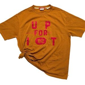 Scotch & Soda Women’s Up for It Graphic T-Shirt Organic Cotton Size Large